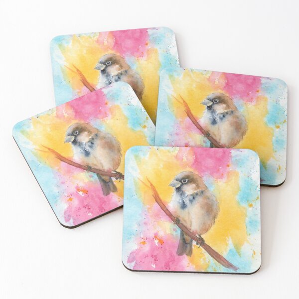 Item preview, Friendly sparrows on a branch, part three designed and sold by KarenKaspar.