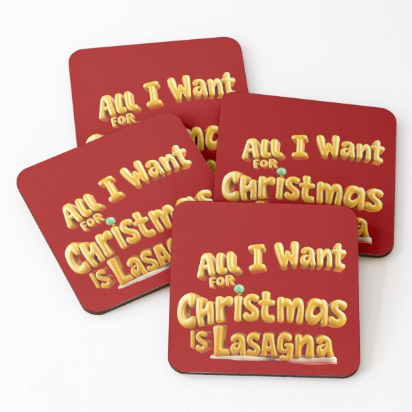 Item preview, All I want for Christmas is lasagna designed and sold by Stefrait-7.