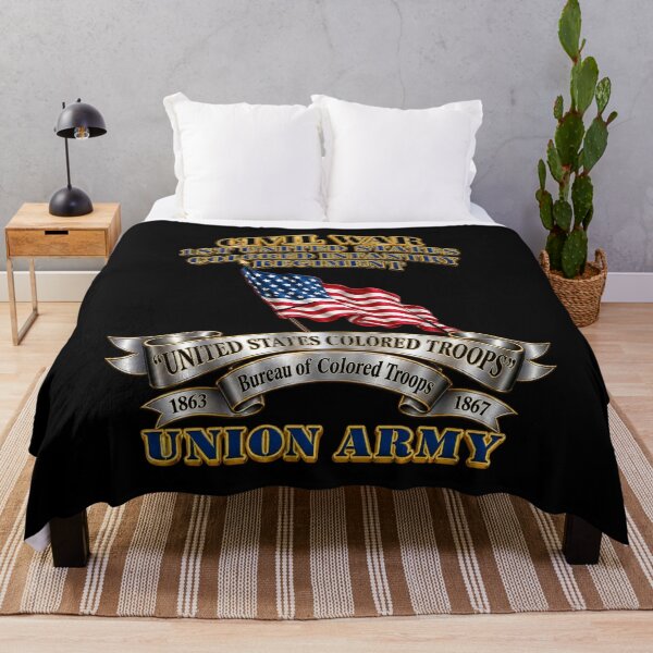 Item preview, Civil War - 1st United States Colored Infantry Regiment with USCT Bureau Banner - USA wo soldiers - 3D - Enhanced designed and sold by Military Insignia Products.
