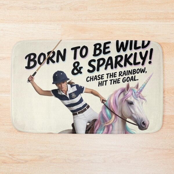 Item preview, Un-bridled Glitz: Polo Mallet Trots Through a Rainbow Mane-iac's Pointed Agenda  designed and sold by Print Fiction.