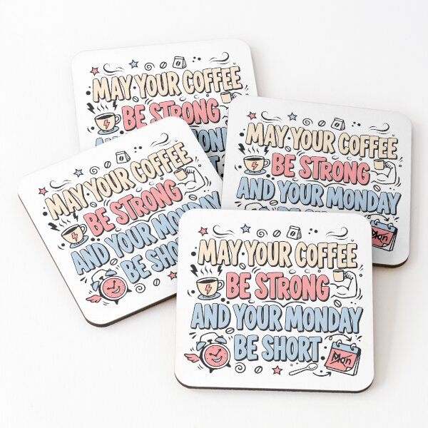 Item preview,  Coffee Lover Quote: May Your Coffee Be Strong designed and sold by Print_This_Out.