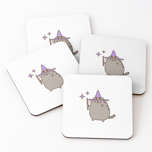 Item preview, Cute Pusheen Witch Cat Halloween designed and sold by sfinawood.