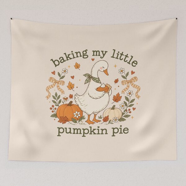 Item preview, Baking Our Little Pumpkin Pie, Cute Thanksgiving Pregnancy Announcement, Matching Mom and Dad Fall Baby Reveal, Cozy Autumn Pumpkin Humor designed and sold by Quiajia.