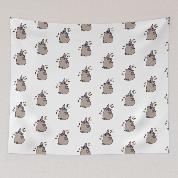 Item preview, Cute Pusheen Witch Cat Halloween designed and sold by sfinawood.
