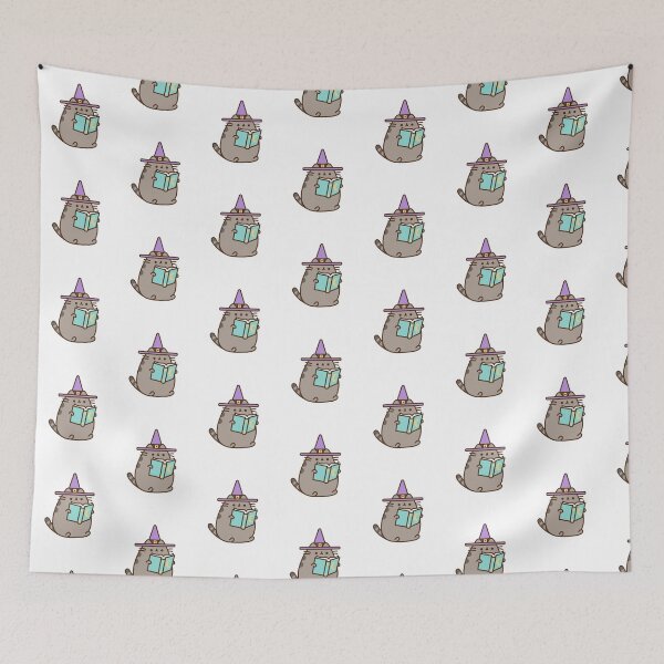 Item preview, Cute Pusheen Witch Cat Halloween designed and sold by sfinawood.