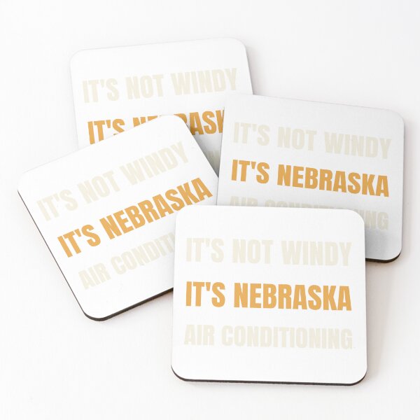 Item preview, It's Not Windy, It's Nebraska Air Conditioning — Funny Nebraska Design designed and sold by FlyoverCountry.