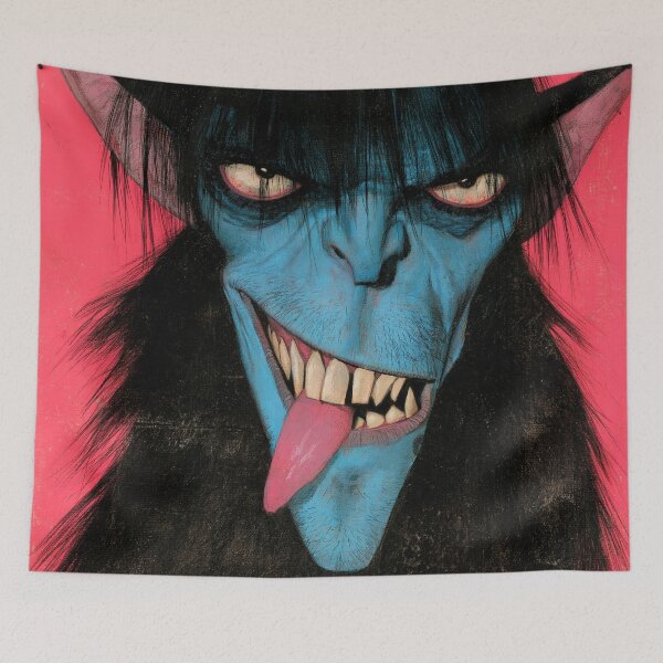 Item preview, Blue Gremlin — Graphic Surreal Aesthetic designed and sold by JaimeLikes.