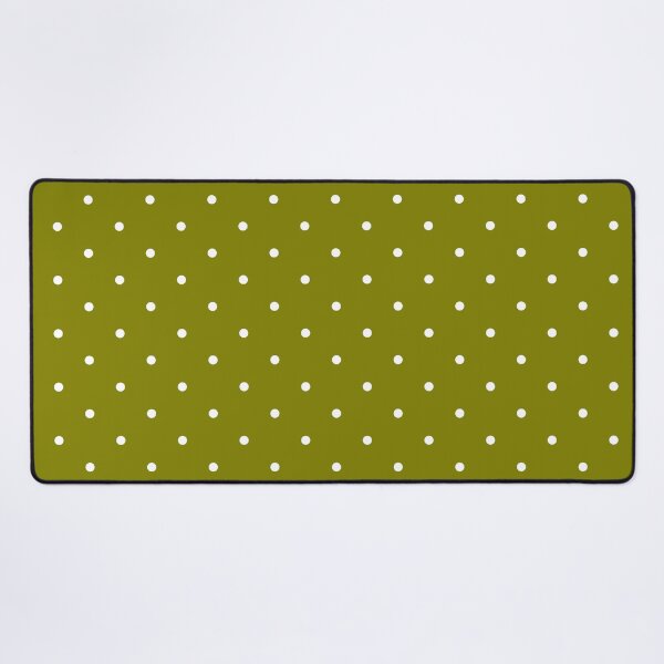 Item preview, polka dot pattern in olive green and white designed and sold by RishabhArts1.