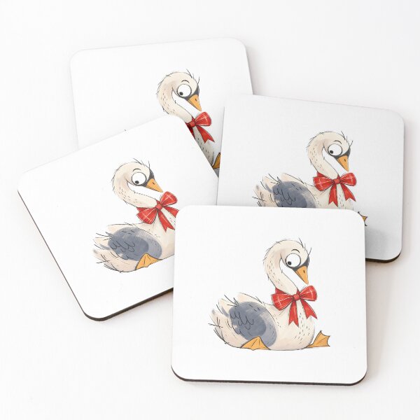 Item preview, Swan Wearing a Red Christmas Bow designed and sold by The-Art-of-D.