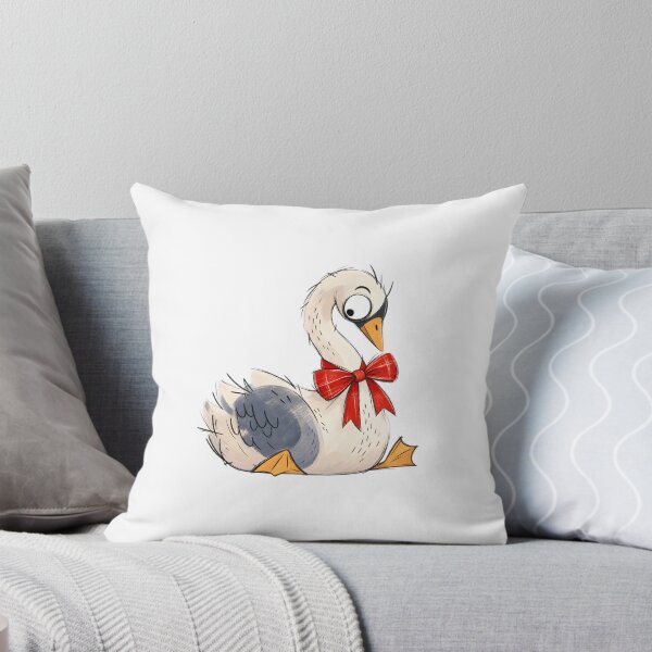 Item preview, Swan Wearing a Red Christmas Bow designed and sold by The-Art-of-D.