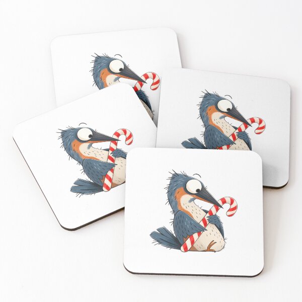 Item preview, Kingfisher Hugging a Candy Cane designed and sold by The-Art-of-D.