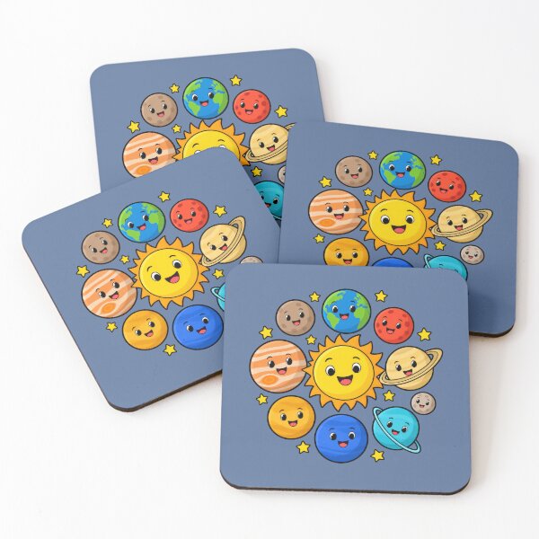 Item preview, Cute Solar System Planets Kids Space designed and sold by Alaa-love-art.