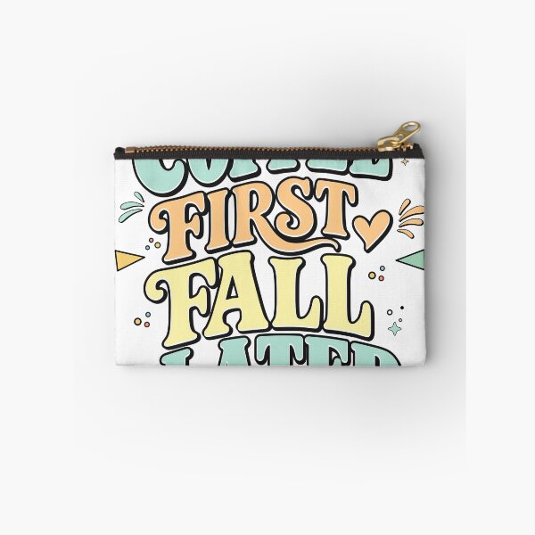 Item preview, coffee first fall later  designed and sold by Print_This_Out.