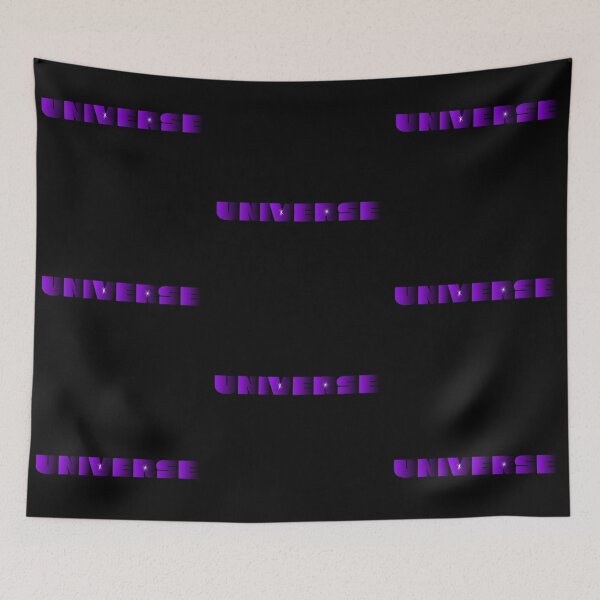 Item preview, Purple Universe Futuristic Typographical Design designed and sold by Detroja Typography.