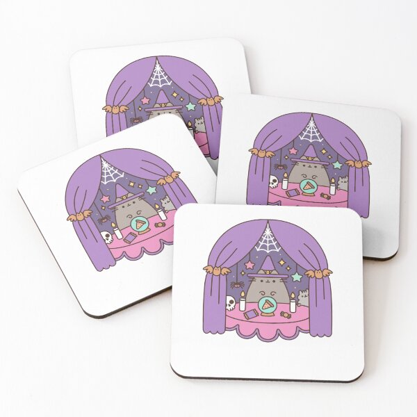 Item preview,  Cute Pusheen Witch Cat Halloween designed and sold by sfinawood.
