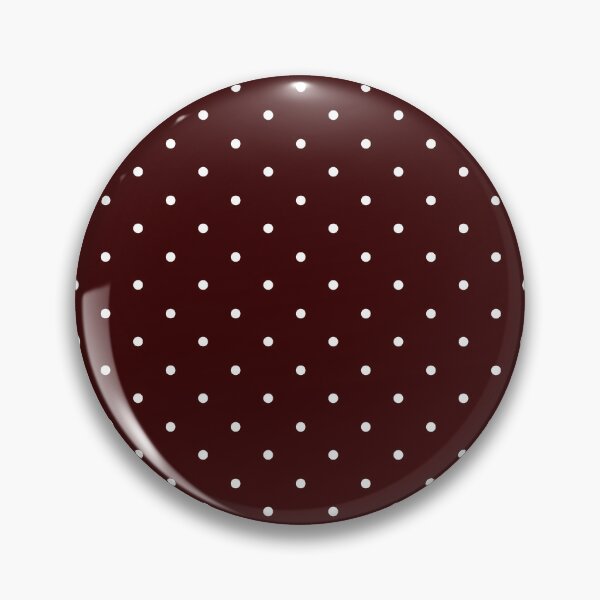 Item preview, polka dot pattern in deep burgundy and white designed and sold by RishabhArts1.