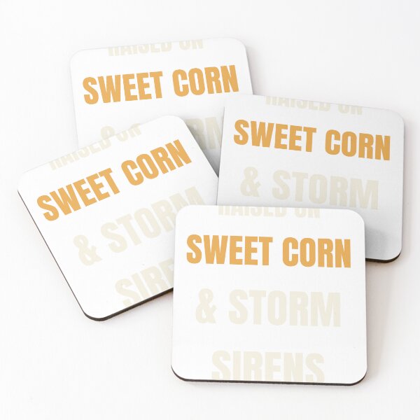 Item preview, Raised on Sweet Corn and Storm Sirens — Funny Midwest Farm Design designed and sold by FlyoverCountry.