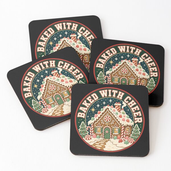 Item preview, Baked With Cheer Retro Gingerbread House Christmas designed and sold by Design Vibras.