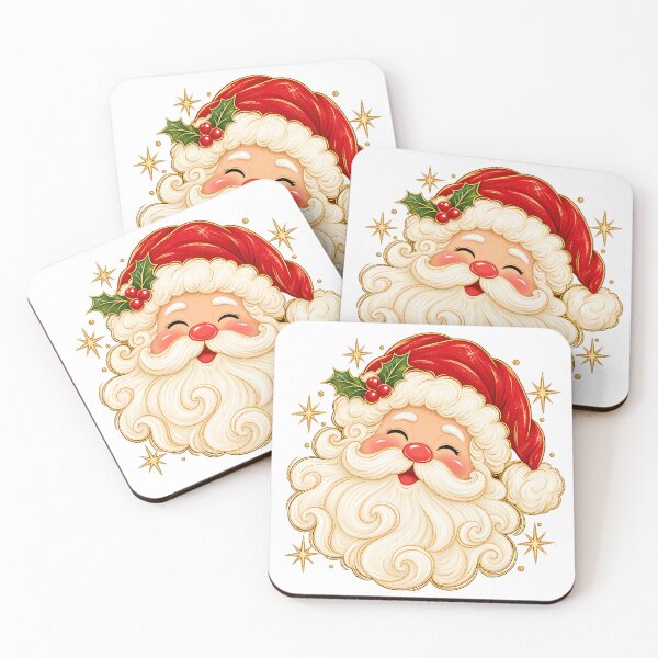Item preview, Cute Santa Face Christmas Holiday designed and sold by DesignArtist.ia.