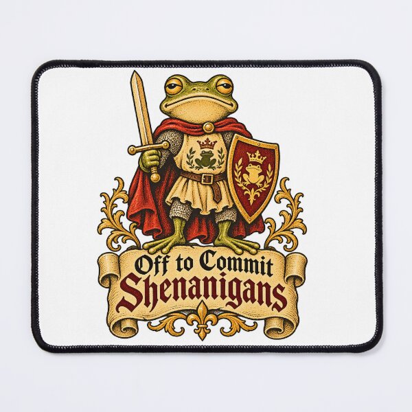 Item preview, Off to Commit Shenanigans Frog designed and sold by TOMSZE.