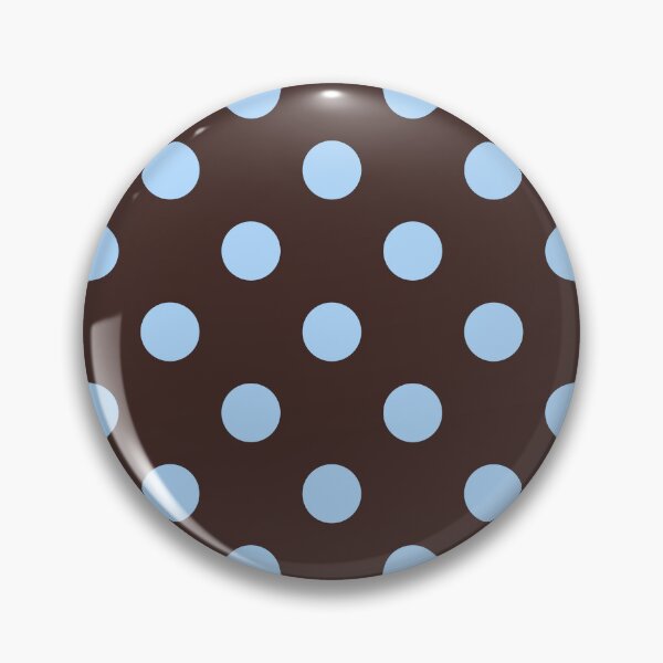 Item preview, Sky Blue and Brown Polka Dots Pattern designed and sold by The Innocent Ghost Project.