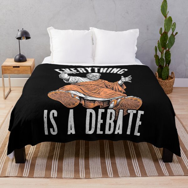 Item preview, Funny Philosophy Socrates Quote Everything Is A Debate designed and sold by GrandeDuc.