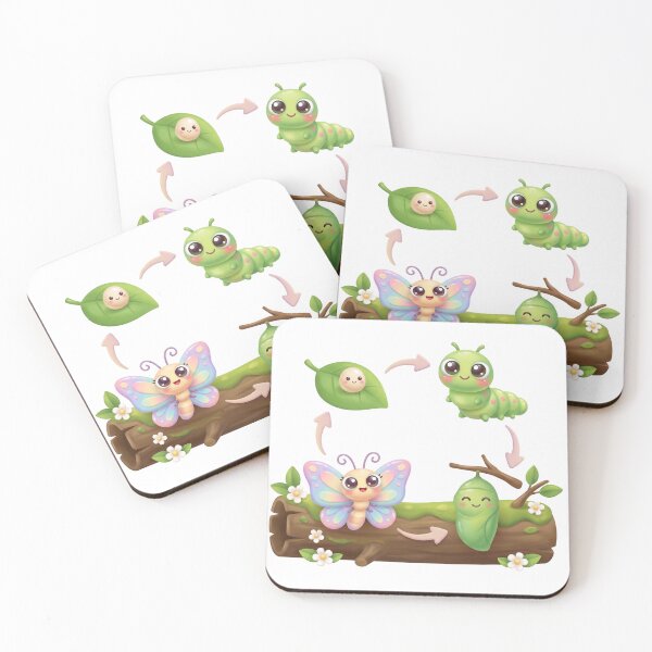 Item preview, Cute Butterfly Life Cycle designed and sold by Thanat Studio.