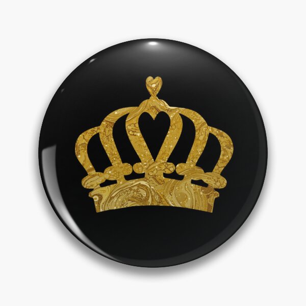 Item preview, Golden Sparkly Heart Shaped Crown designed and sold by CamilasPrints.