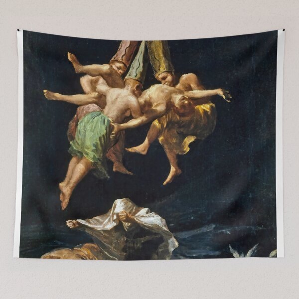 Item preview, Francisco Goya Witches Flight Dark Art designed and sold by Artistic Gift Print.