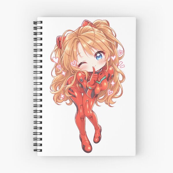 Item preview, Asuka Langley Soryu Chibi Anime Girl – Evangelion Fan Art designed and sold by mumeaw.