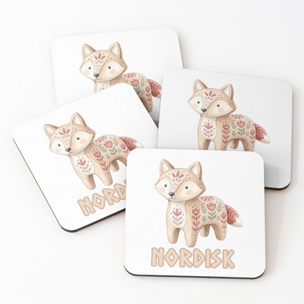 Item preview, Nordisk – Scandinavian Folk Art Fox designed and sold by CleanDecor.