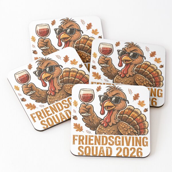 Item preview, Friendsgiving Squad 2026 Shirt — Wine Turkey Friends Party Tee designed and sold by unthinkabletees.