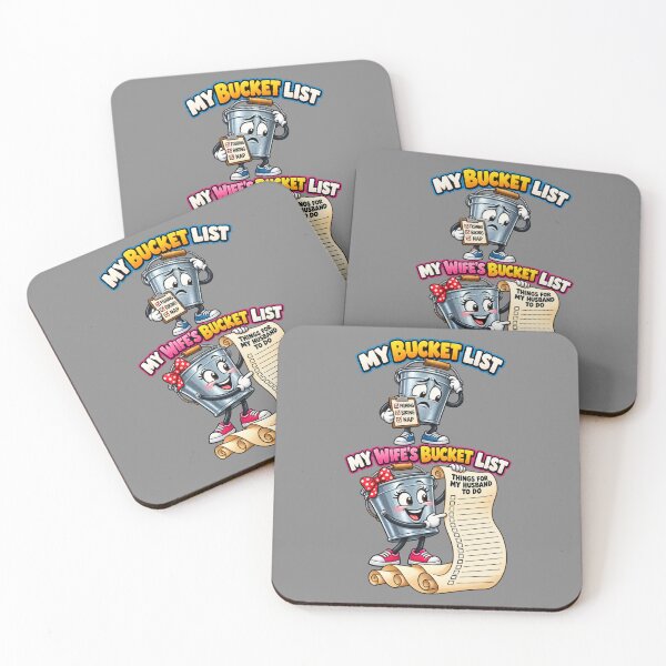 Item preview, My Bucket List vs My Wife’s Funny Marriage Cartoon designed and sold by BROHLine Studio.