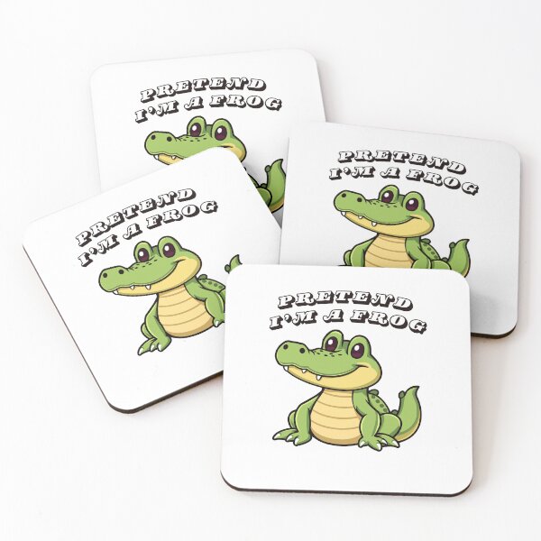 Item preview, "Pretend I'm A Frog" Funny Alligator Meme designed and sold by MKTreasures.