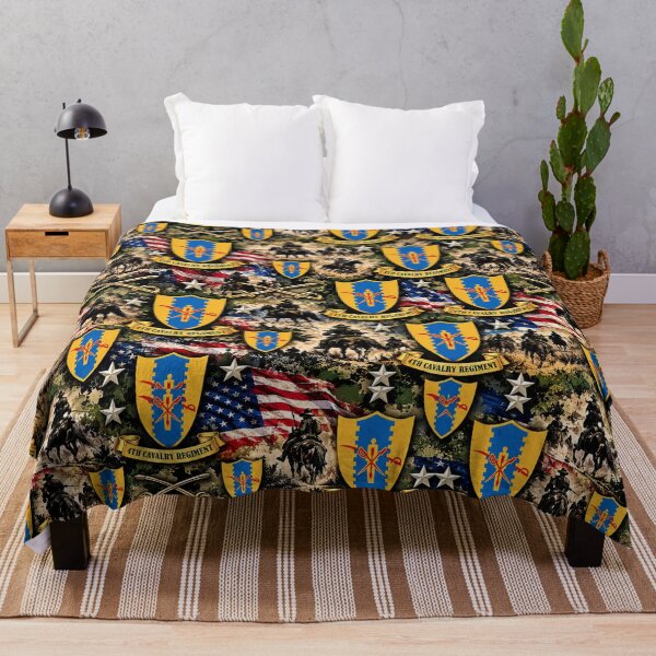 Item preview, 4th Cavalry Regiment Camo Collage designed and sold by Military Insignia Products.