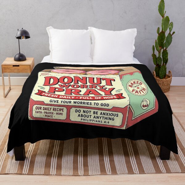 Item preview, Philippians 4:6 Do Not Be Anxious About Anything - Donut Worry designed and sold by plushism.