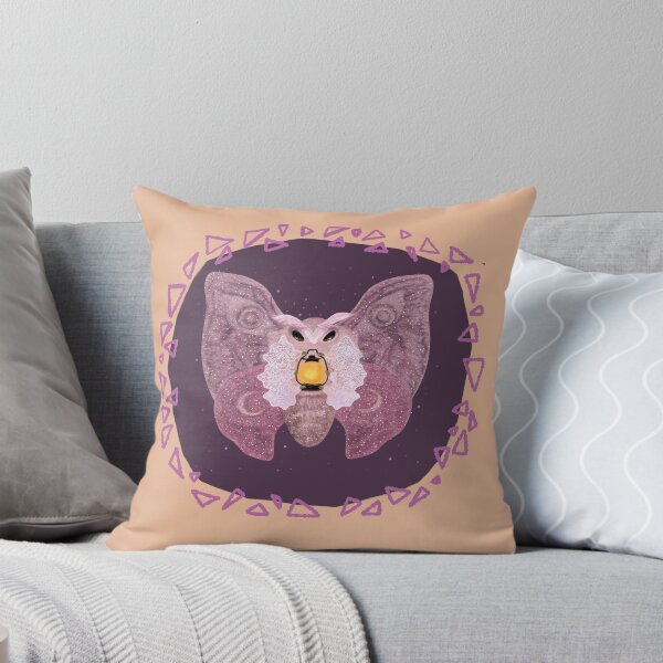 Item preview, Cute Night Moth With A Lamp designed and sold by SpottedPilot.