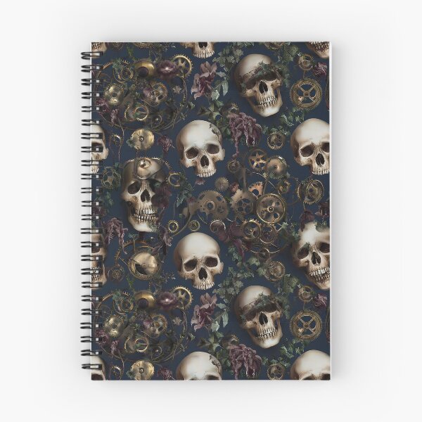 Item preview, Dark Gothic Skull & Crimson Roses Pattern 17 designed and sold by The Design Asset Station.