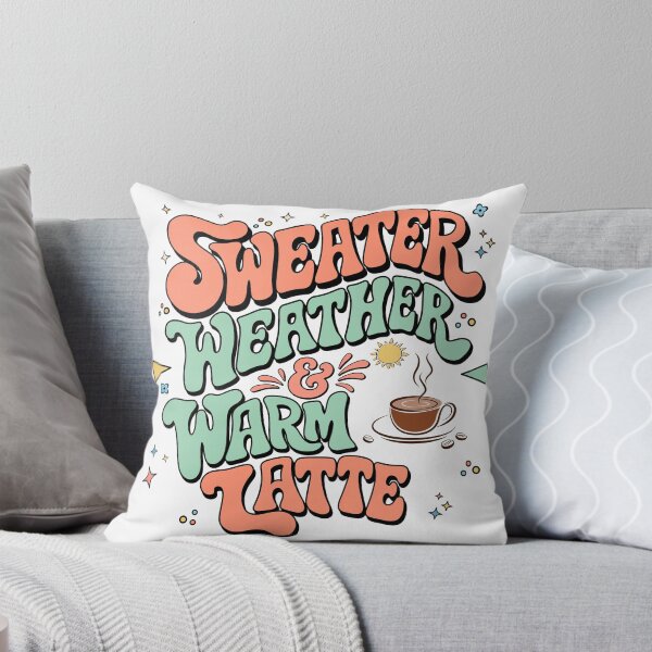 Item preview, Sweater Weather and Warm Latte designed and sold by Print_This_Out.
