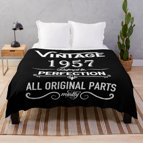 Item preview, Vintage Born in 1957 Aged to Perfection 70th birthday Gift designed and sold by Alexaltay.