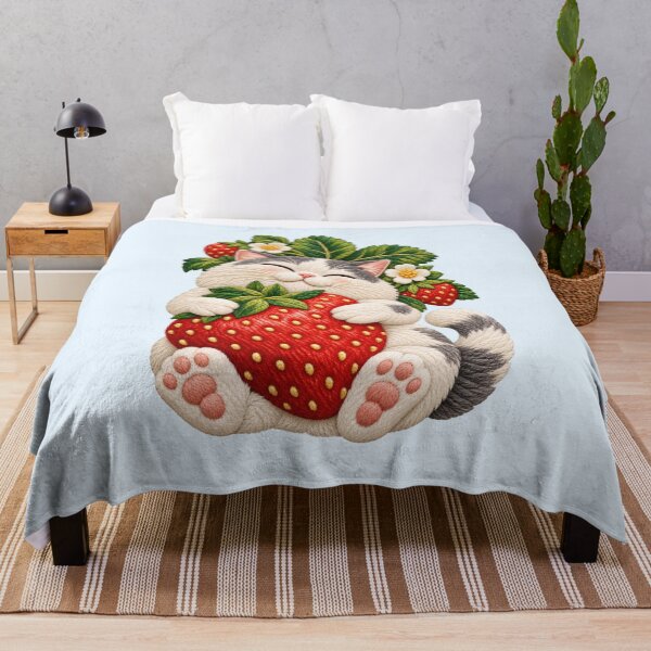 Item preview, Strawberry Kitty designed and sold by Ann's Shoppy Shop.