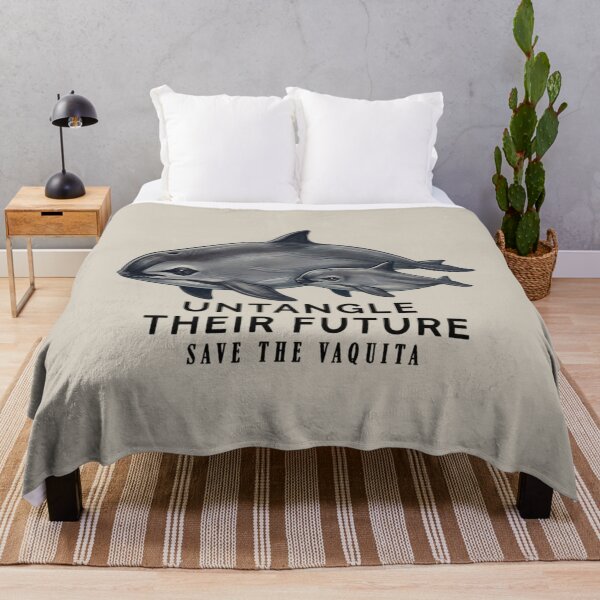 Item preview, Save the Vaquita - Cute Mother & Calf Conservation Art designed and sold by Pawethic Prints Studio.
