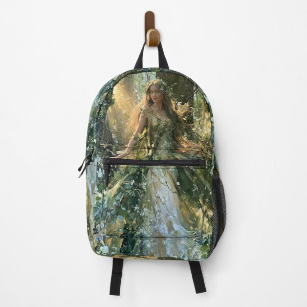 Item preview, A beautiful Dryad emerging gracefully from the trunk of an ancient oak tree within an enchanted forest bursting with life, Fantasy & Mythological Creatures designed and sold by CDC40.