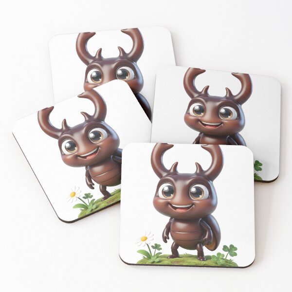 Item preview, Cute Stag Beetle with Big Mandibles designed and sold by Thanat Studio.