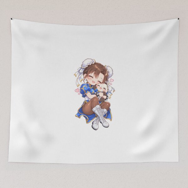 Item preview, Chun-Li Street Fighter Chibi Anime Girl – Cute Kawaii Fan Art designed and sold by mumeaw.