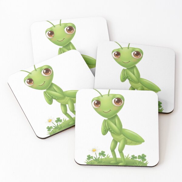 Item preview, Cute Praying Mantis Saying Hello designed and sold by Thanat Studio.