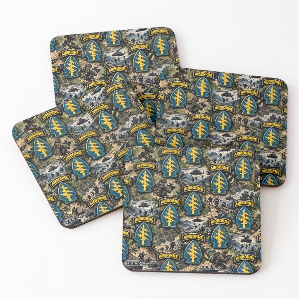 Item preview, 7th Special Forces Group Airborne Special Forces Camo Pattern designed and sold by Military Insignia Products.