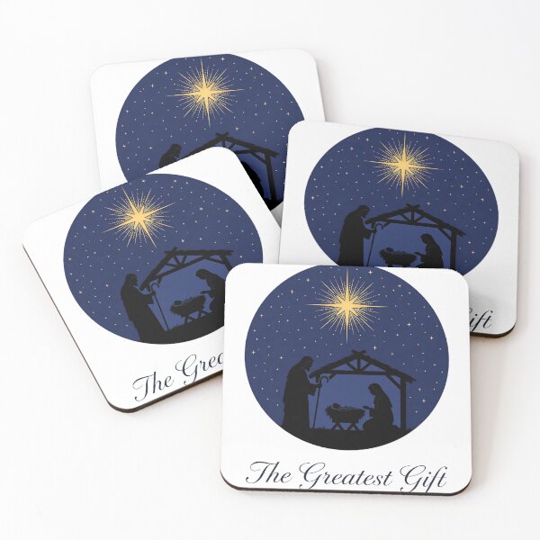 Item preview, The Greatest Gift Shirt — Christian Nativity Christmas Tee designed and sold by unthinkabletees.