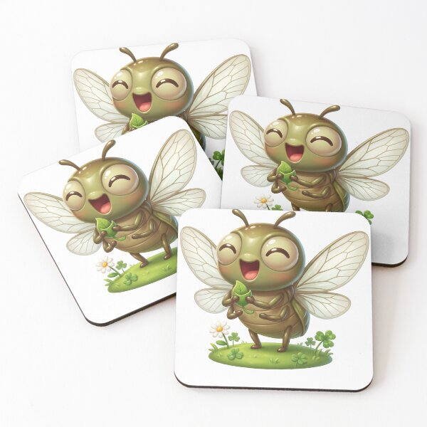 Item preview, Cute Singing Cicada Summer Song designed and sold by Thanat Studio.