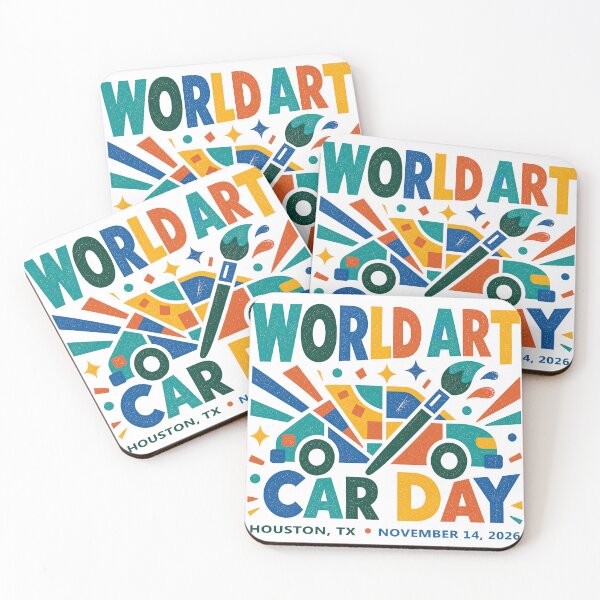 Item preview, WACD-2026 square designed and sold by Houston ArtCar Klub.